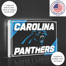 Carolina Panthers NFL Football Rectangle Desklite LED Decor