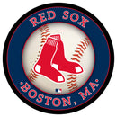 Boston Red Sox Baseball Large Round Edgelite LED Decor