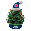 Chicago Cubs Mini LED Tabletop Christmas Tree 4"
