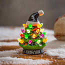 Chicago White Sox Mini LED Tabletop Christmas Tree 4"