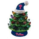 Philadelphia Phillies 8" LED Ceramic Christmas Tree
