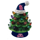 St Louis Cardinals Mini LED Tabletop Christmas Tree 4"