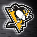 Pittsburgh Penguins LED Wall Decor, Glazelite, Logo