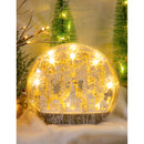 Small Shatterproof LED Disc with Season's Greetings