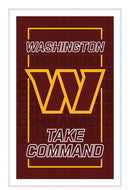 Washington Commanders NFL Football Rectangle Neolite LED Decor