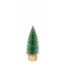 LED Bottlebrush Trees, White Tipped Snow Covered, Set of 3
