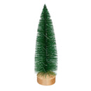LED Color Changing Bottlebrush Trees, Green, Set of 3