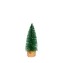 LED Color Changing Bottlebrush Trees, Green, Set of 3