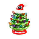 4" Mini LED Tabletop Christmas Tree, University of Georgia