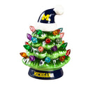 4" Mini LED Tabletop Christmas Tree, University Of Michigan