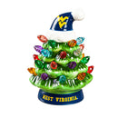 4" Mini LED Tabletop Christmas Tree, West Virginia University