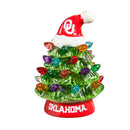 4" Mini LED Tabletop Christmas Tree, University of Oklahoma
