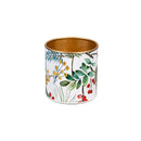 VivaStyle Planter, Metal Printed Planters, Festive Foliage, 10"H, Set of 3