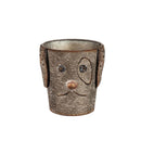 Metal Dog Bucket Planters, Set of 3