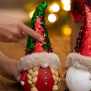 Terracotta Gnome Table Décor with Sequin Hat, 2 Asst: Boy/Girl
