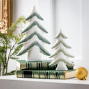 Shades of Green Table Décor Ceramic Tree, Set of 2