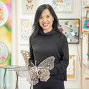 16" Metal Butterfly Tabletop Decor