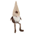 Plush Woodland Gnome with Star Embellished Hat Table Decor, 2 Asst