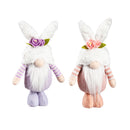 Bunny Blooms Table Decor Fabric Gnome with Bunny Ears, Asst of 2