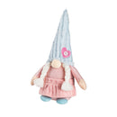 10" Fabric Pastel Gnome Table Decor, 2 Assorted.,  Boy/Girl