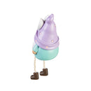 Polyresin Gnome with Bunny Ears and Dangling Legs Table Decor, 2 Asst