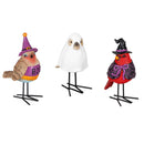 Witchy Warbler Bird Resin with Metal Feet Table Decor, Asst