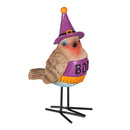 Witchy Warbler Bird Resin with Metal Feet Table Decor, Asst