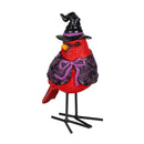 Witchy Warbler Bird Resin with Metal Feet Table Decor, Asst
