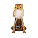 Harvest Owl with Dangling Legs Resin Table Decor, Asst, 5.75"H