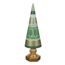 Shades of Green Table Décor Tree Decorative Resin Set