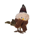 Woodland Storybook Table Décor Natural Fiber Winter Bird, 6.5"H, Asst of 2