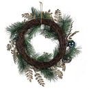 Season to Sparkle Wreath Artificial with Ornaments, 24"H