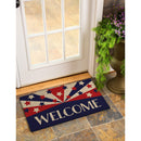 Patriotic Welcome Coir Mat