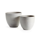 NAPA Home & Garden, FIBRESTONE MALIBU TAPERED POTS, SET OF 2