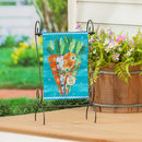 Bunny Bait Bunch Applique Garden Flag
