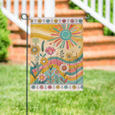 Sunny Field Burlap Garden Flag