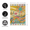 Sunny Field Burlap Garden Flag