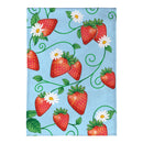 Sweet Strawberries Burlap Garden Flag