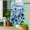 VivaStyle Gilded Meadow Burlap House Flag