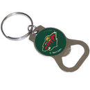 Bottle Opener Key Ring, Minnesota Wild