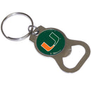 Bottle Opener Key Ring, University of Miami