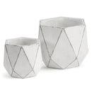 NAPA Home & Garden, GEOMETRIC CACHEPOTS, SET OF 2