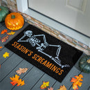 Skeleton Seasons Screaming's Coir Mat