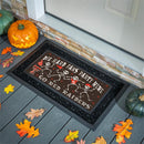 Texas Tech University Flocked Coir Halloween Sassafras Switch Mat, 22"x10"