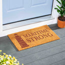 Canada Strong Maritime Coir Mat, Lighthouse, 28"x16"