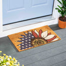 American Classic Patriotic Sunflower, Coir Mat 28"x16"