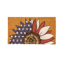 American Classic Patriotic Sunflower, Coir Mat 28"x16"