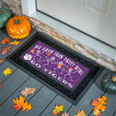 Clemson University Flocked Coir Halloween Sassafras Switch Mat, 22"x10"