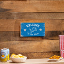 Detroit Lions Wood Wall Sign