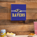 Baltimore Ravens Wood Wall Sign, 12x12